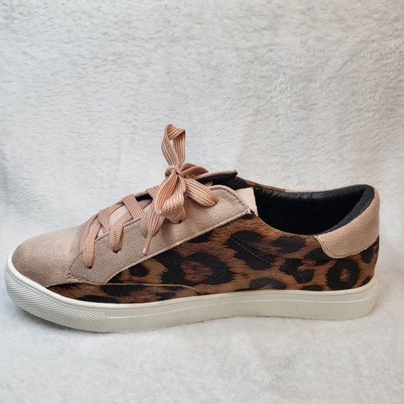 Abata Sneakers With Blush & Leopard Design Sizes Varies - Picture 5 of 8
